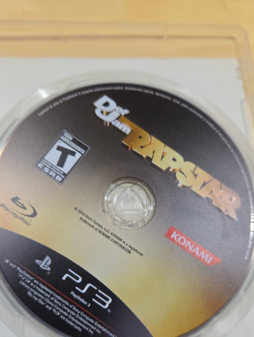 Sony Def Jam Rapstar PS3 Game - Gold & Black Cover Art - Picture 3 of 3